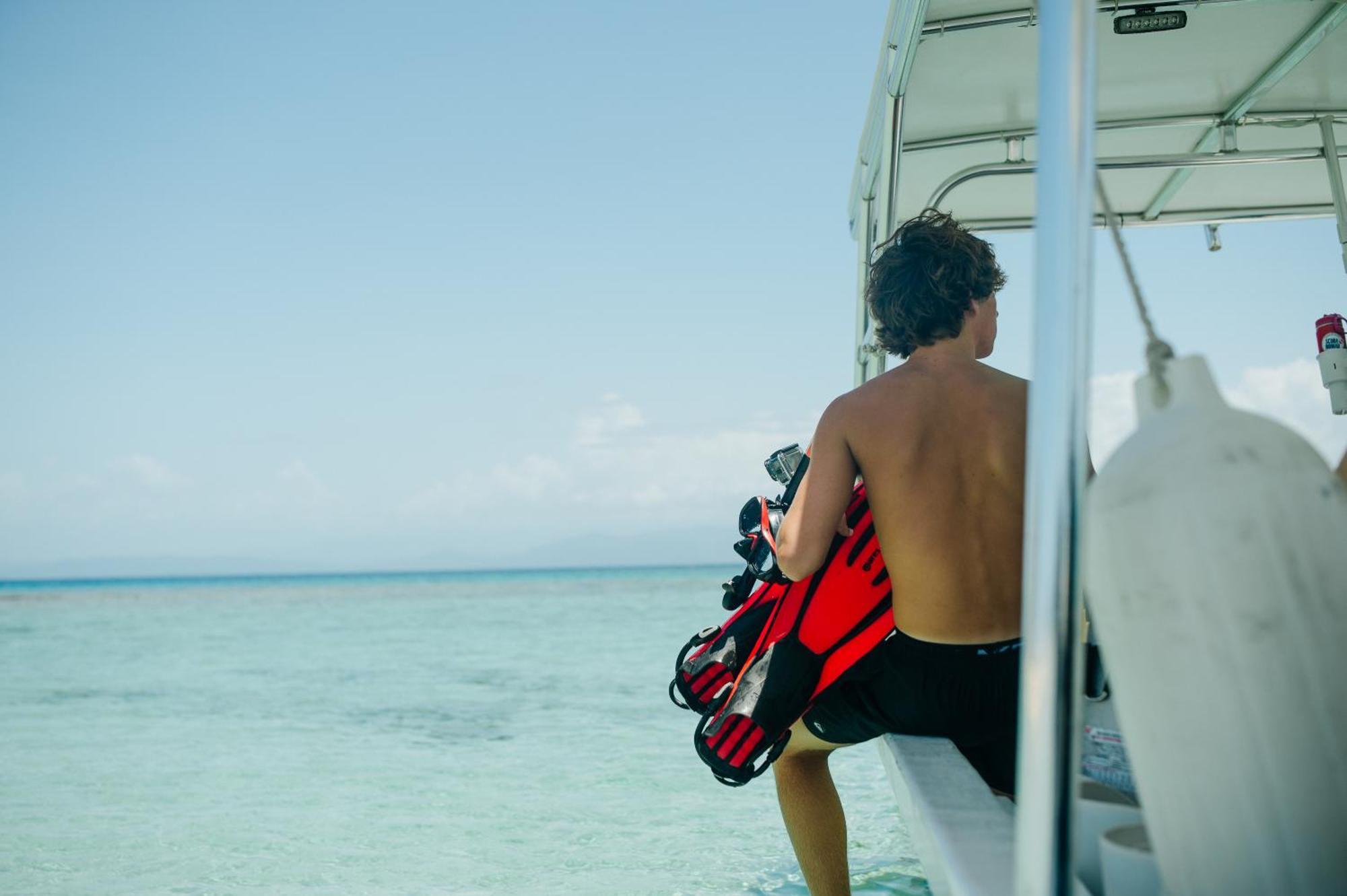 Tranquilseas Eco Lodge & Dive Center Sandy Bay ภายนอก รูปภาพ